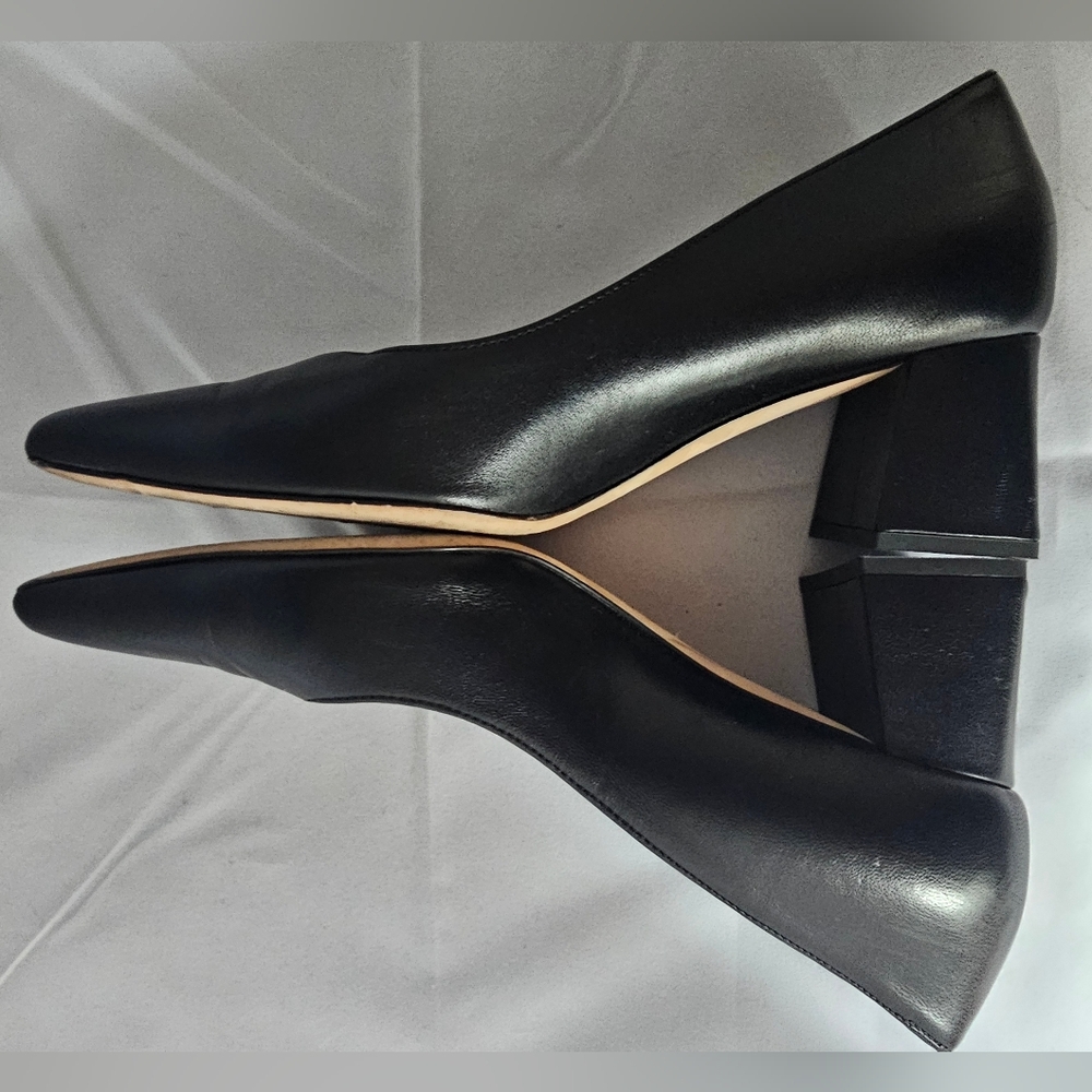 BEAUTIISOLES By Robyn Shreiber Corina Black Leather Made In Italy - Picture 5 of 11